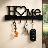Heart Shaped Key Holder Iron Material Key Wall Hook Wall Mounted Key Holder  Living Room