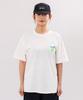 BIGWAVE COLLECTIVE Dinosaur Running Club Short Sleeve T-Shirt (Off-White)