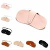 Halter Sunglasses Storage Clip Pu Leather Eyeglasses Case Fashion Glasses Storage Bag  Female