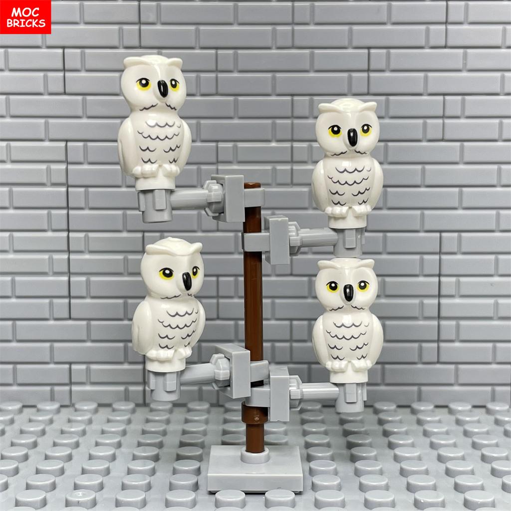 Кирпичики MOC Джунгли Подлесок Лесное животное Обезьяна Коза Жираф Птица Ночная сова Аксессуары Строительные блоки Игрушки-друзья Подарки