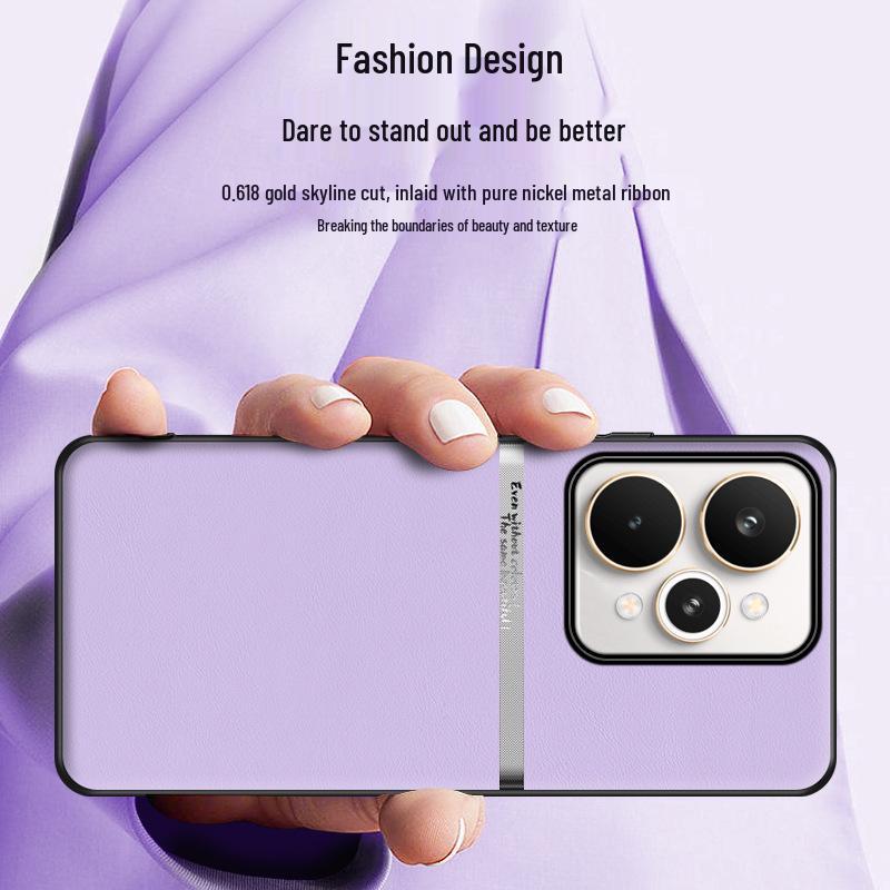 Чехол для телефона Realme 15 Pro H из жидкой кожи - Прочный, Минималистичный, Высококлассный бизнес-дизайн