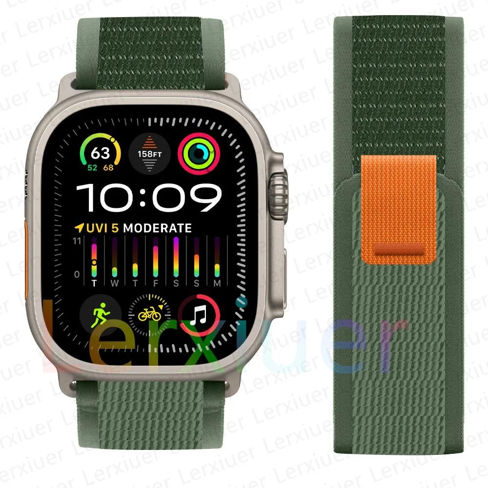 Ремешки для Apple Watch ultra2 ремешок 49мм 46мм 42мм 44мм 40мм 45мм 41мм Trail loop браслет correa iwatch series se 3 7 8 9 10 11