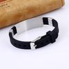 Мужской гороскоп из нержавеющей стали силиконовый браслет застежка-манжета браслет