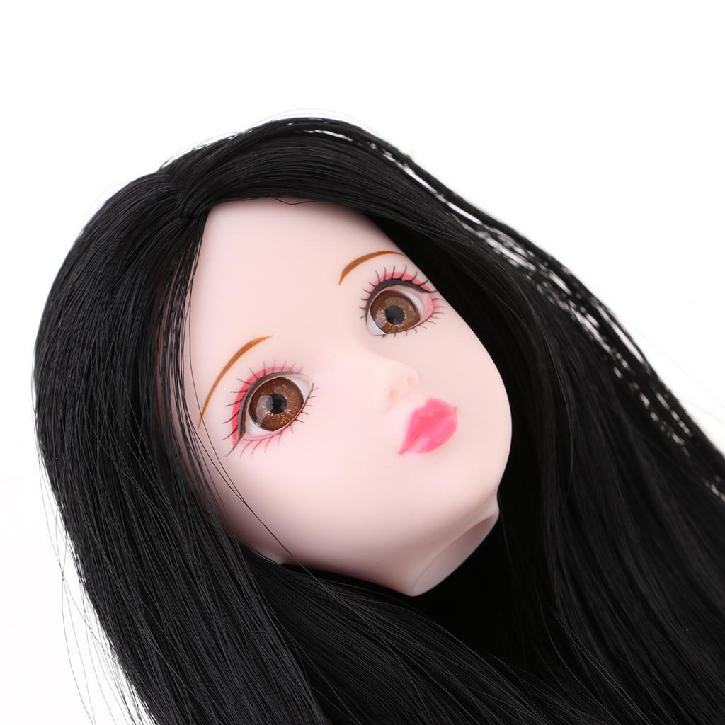 1/ Лепим волосы куклы индивидуальные сменные части тела