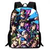 JoJos Bizarre Adventure Cartoon Kids Backpack School Lightweight Ergonomic Double Strap Bag With Printed Design Grades
