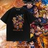 Футболка Dragon Ball Мужская Чистый Хлопок Повседневная С Круглым Вырезом Короткий Рукав Одежда Летняя Спортивная Повседневная Футболка с Коротким Рукавом