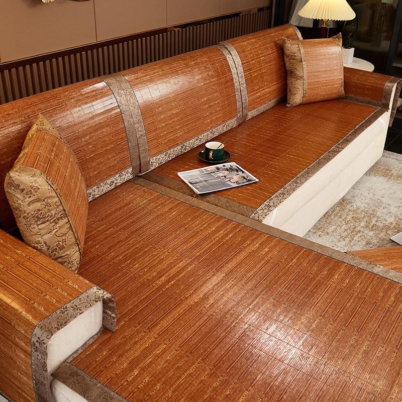 Летний бамбуковый коврик, подушка для дивана, нескользящий коврик, подушка для сиденья, бамбуковая подушка, летняя гостиная, подушка для сиденья из массива дерева, бамбуковая подушка