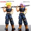 JJ Studio Фигурка Транкс Dragon Ball Z Стиль Меча Сменные Головы ПВХ 34см/13.39Дюйма Аниме Коллекционная Модель Подарок Декор