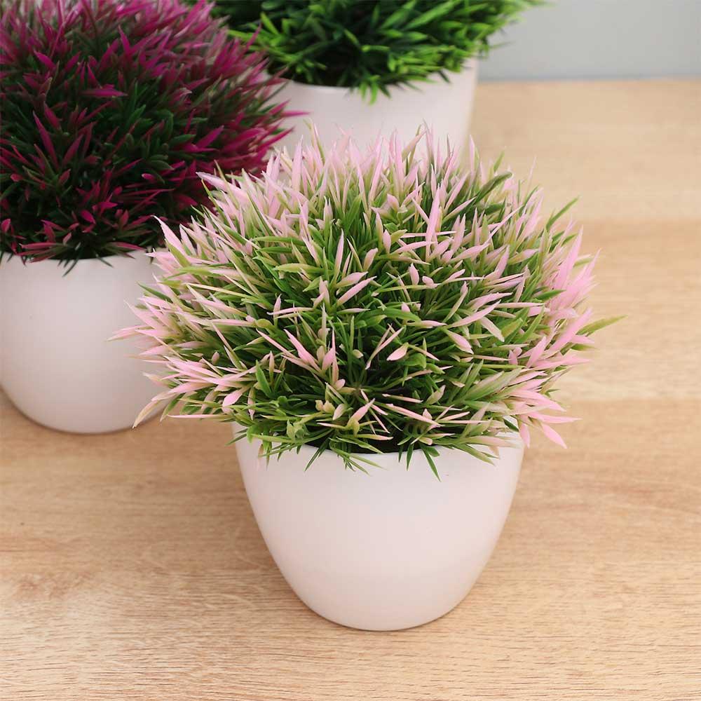 Office Wedding Party Decortion Artificial Flower Fake False Small Tree with Pots Fake False Plants
