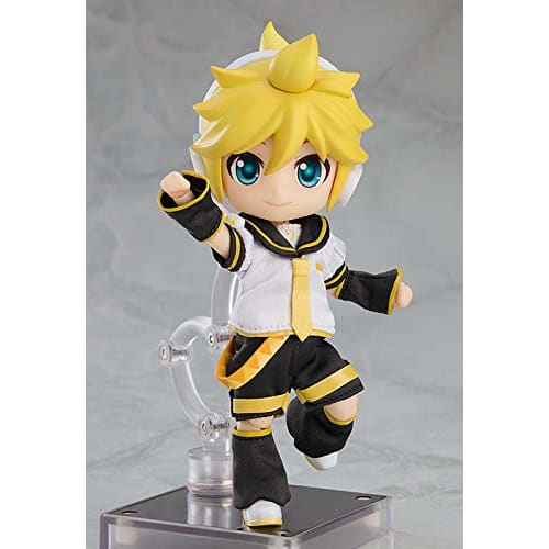 Nendoroid Doll Character Vocal Series 02 Kagamine Len Масштаб без масштаба Ткань, Магнит и Пластик Раскрашенная Подвижная Фигурка Перепродажа