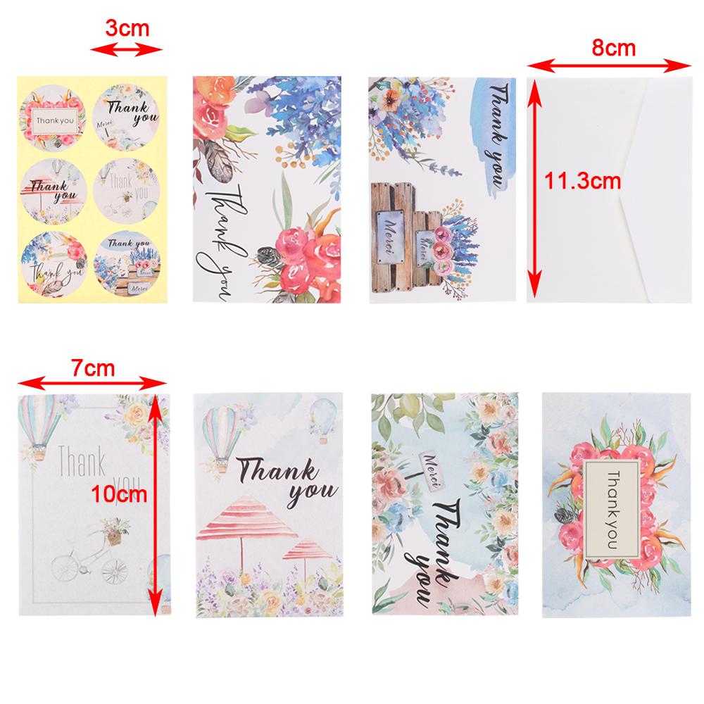 Labels Online Retail Express Appreciate Flower Thank You Letter Appreciate Cards "Thank You" Cards