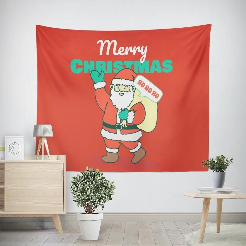 Рождественский новогодний узор для гостиной, спальни, декоративный гобелен