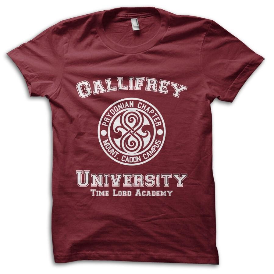Gallifrey University Time Lord Academy Time Travel TV Parody T-Shirt M5830