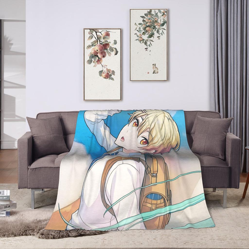 Tsukasa Tenma Blankets Super Soft Novelty Plush Bedding Throws For Boy Girl Bedroom Flannel Bedspread Bed Cover