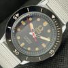 40MM MOVABLE BEZEL MENS REFURBISHED SWISS TITUS BLACK DIAL WRIST WATCH A425320-2 RL-a425320