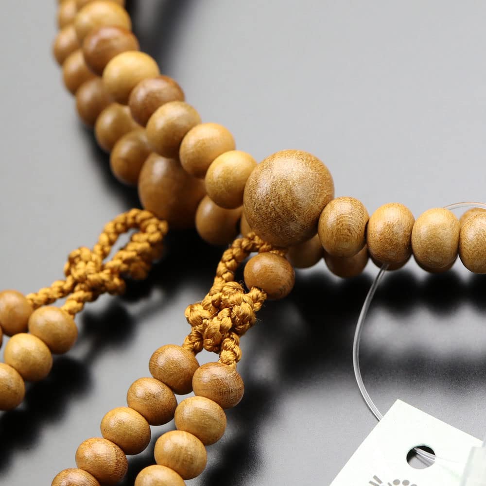 Сингон буддийские четки для женщин 8 Чистый чистый шелк Санскрит 108 Киотские молитвенные натуральные двойные подлинные молитвенные четки Koyasan 102330003 Сумка для молитвенных четок