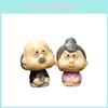 Grandpa Cartoon Cute Grandma Mini Model Ornament For Gardening Decoration