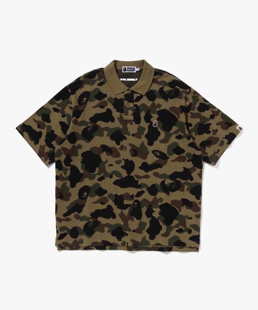 Мужская футболка-поло Beipeu First Camo Jacquard свободного кроя (M) зеленый