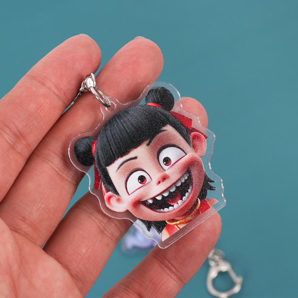 Брелок Nezha Фигурка Игрушка Ao Bing Подвеска для Мужчин Женщин Рюкзак Смешной Подвеска Брелок