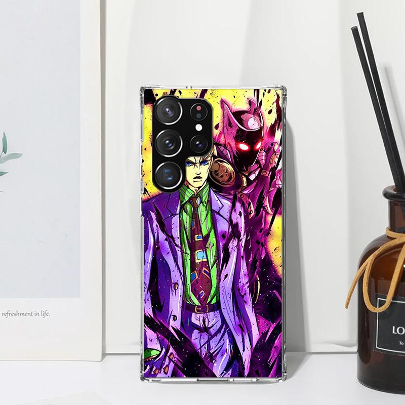 Чехол для телефона JoJo Кира Йошикаге Killer Queen для Samsung Galaxy S26 S25 Edge S24 FE S23 S22 Ultra S21 Plus S20 + Арт Fundas Задняя панель