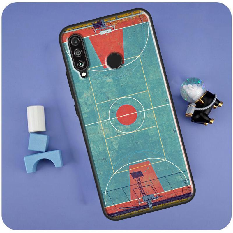 Basketball Court For Huawei Nova Y70 Y91 Y90 Y60 Y61 Y72 Y73 3i 7i 8i 11i 12i 9 10 SE P20 P30 P40 Lite Case