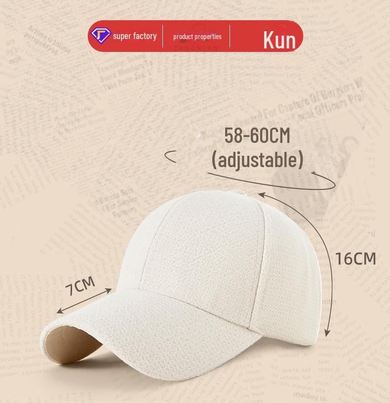 Унисекс повседневная теплая бейсболка с защитой от солнца - универсальная мода для весны и осени