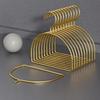 Gold Clothes Rack Half Round Tie Hooks Multi-function Scarf Hangers  for Adult Kids