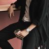 Casio EDIFICE вертикальный трехглазый зеркало из искусственного сапфира водонепроницаемый бизнес кварцевый механизм кожаный ремешок японский и корейский EFB-509L-7AVUPR