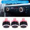 3 Pack Air Conditioning Control Knobs Button For 206 207 Enhancing Driving Experience Efficient Temperature Management