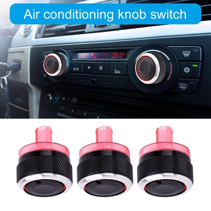 3 Pack Air Conditioning Control Knobs Button For 206 207 Enhancing Driving Experience Efficient Temperature Management