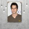 dylan obrien actor Decor Poster Vintage Tin Sign Metal Sign Decorative Plaque for Pub Bar Man Cave Club Wall Decoration