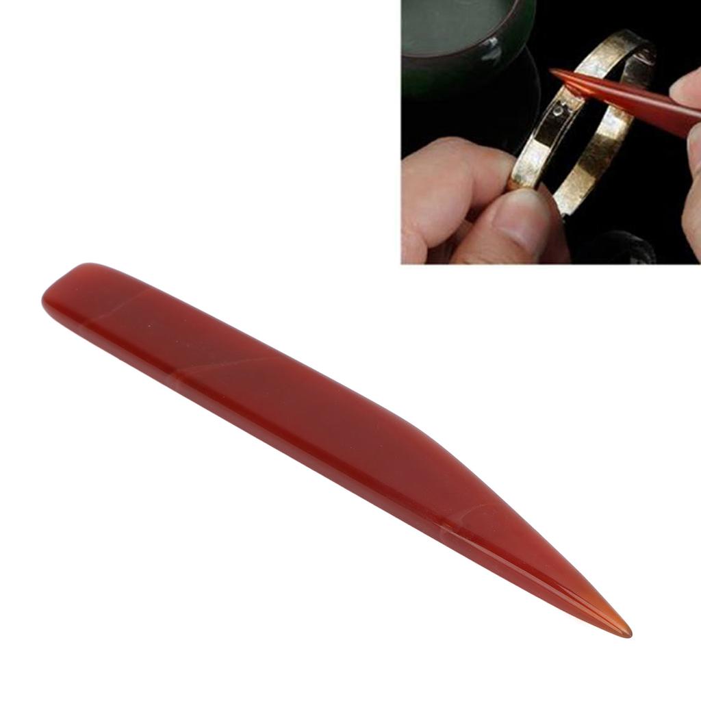 Агатовый полировальный станок для ювелирных изделий, ручной полировальный станок, шлифовальный и скребковый инструмент для золота и серебра