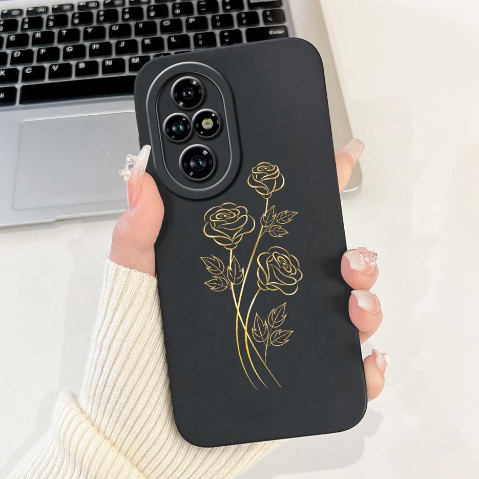 Чехол для Honor 200 Pro Стильный чехол с конфетным рисунком Полная защита камеры Чехол для телефона Для Honor 200 Lite Honor200 Smart Мягкие чехлы