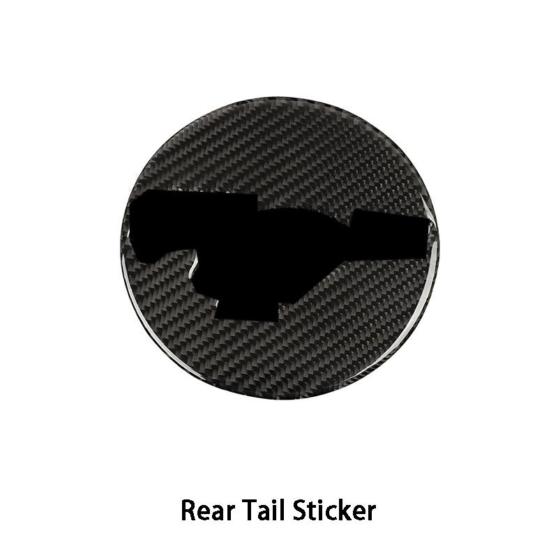 Наклейка на внутреннюю отделку из углеродного волокна, стиль украшения, автомобильные аксессуары для Ford Mustang 2015-модификация интерьера