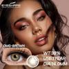 AMARA 1Pair Colored Contact Lenses for Eyes Brown Pupis Gray Eye Lenses Yearly Fashion Lenses Cosmetic Eye Contacts