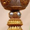 Светодиодная Лампа Подсвечник Тибетская Электронная Масляная Лампа Перезаряжаемая для Буддийской Настольной Композиции Светодиодное Имитация Пламени