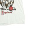 HEARTLAND 90s Old USA made single stitch Big Animal Print Short sleeve T-shirt Men's Used