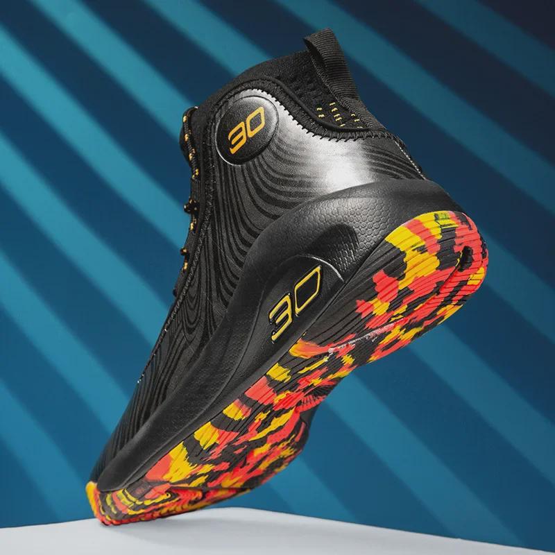 «Белые баскетбольные кроссовки для больших детей — кроссовки и армейские ботинки для мальчиков 12–15 лет»