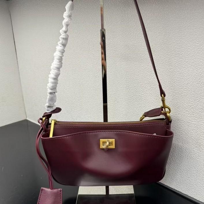 2025 Новая женская сумка из натуральной кожи Nappa Leather Underarm Bag + Rodeo Small Large Capacity Casual Women Bag Cross Border