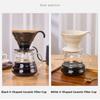 Conical Shape Ceramic Coffee Filter Cup Reusable Espresso Coffee Dripper  Coffee Making