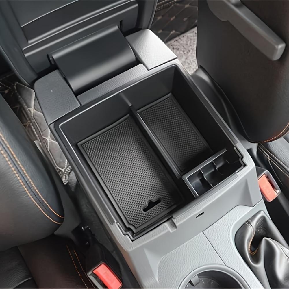 Car Central Armrest Box Storage Box For Ford Ranger T6 Raptor Wildtrak Car Parts 2012-2018 Hidden Coin Tray Storage Box Interior
