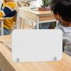Classroom Desk Divider Board with Clamps for Multipurpose Use Protective Shield