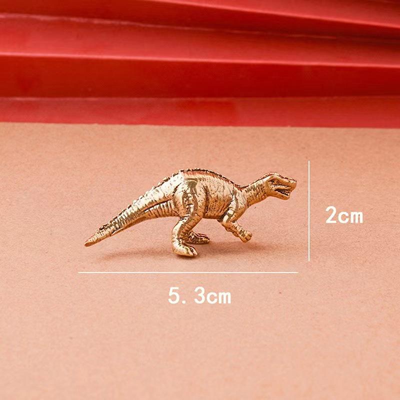 11 Kinds, Brass Dinosaur Model Decoration Jurassic Tyrannosaurus Triceratops Ankylosaurus Modeling Metal Crafts Decoration