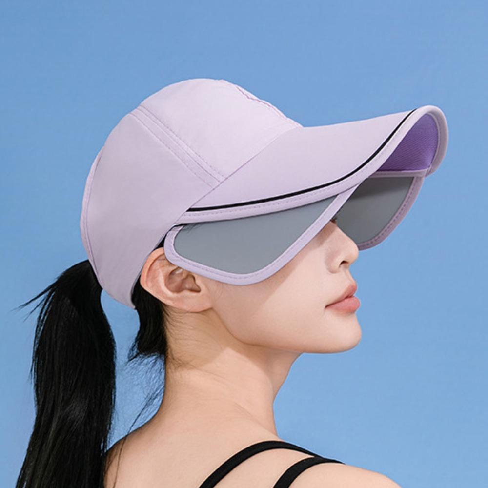 UV Protection Sunscreen Baseball Hat Quick Dry Sunscreen Hat Shade Cap Retractable Sun Hat  Sport