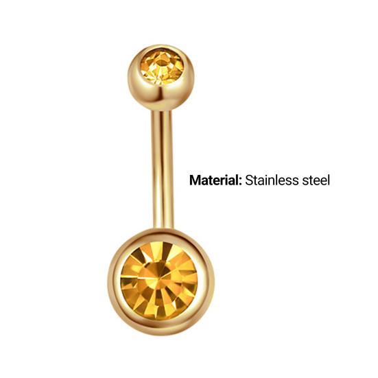 Стильное кольцо с пуговицами в виде пупка, гальваническое, унисекс, нежное