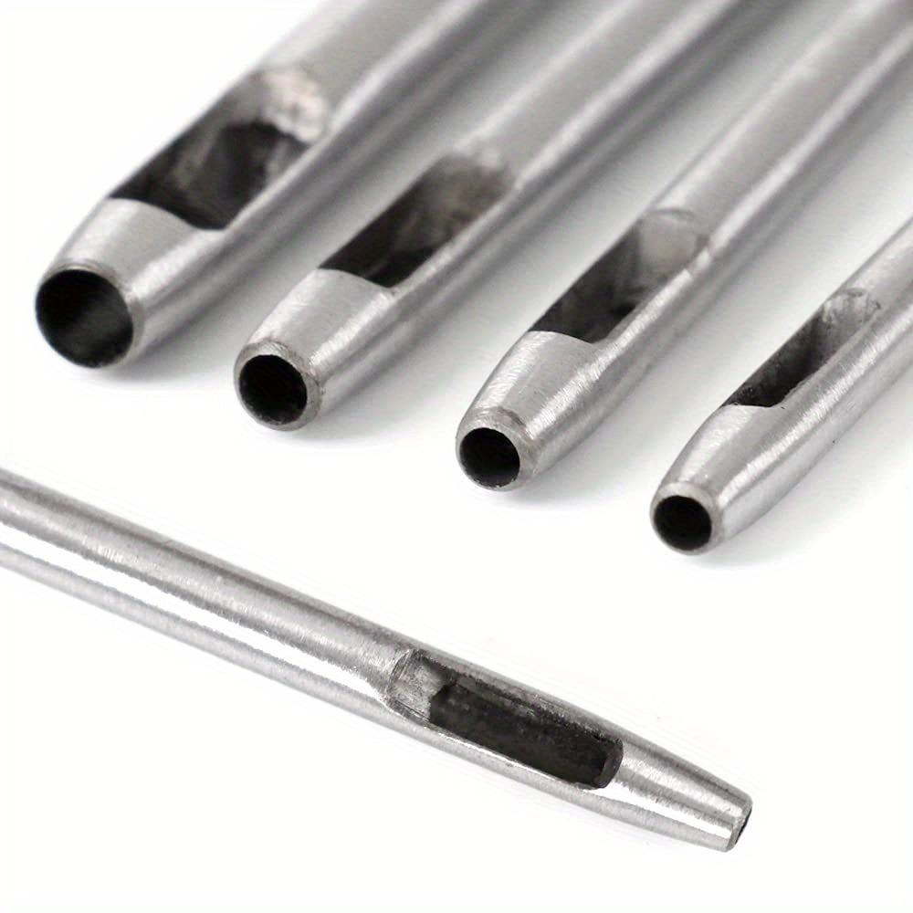 Штамповка кожи, круглый пробивной материал, пробивание отверстий, ручные инструменты для перфорации изделий из кожи своими руками, 0,5-6 мм, 12 комплектов