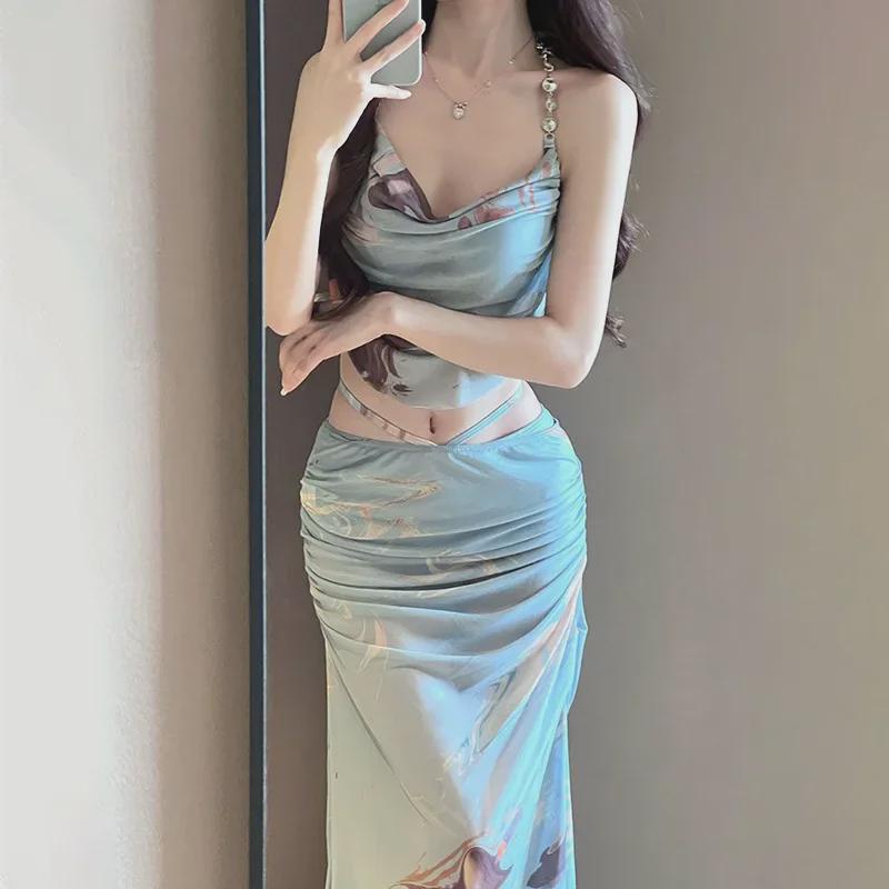 2024 Fairy-Inspired Three-Piece Slimming Bikini Set - Belly-Covering, Elegant Hot Spring Swimsuit for Women