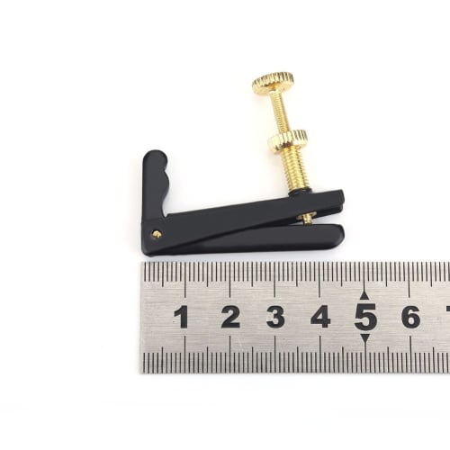 3/4 and 4/4 Cello Fine Tuners, String Adjusters, Durable, Stringed Instrument, Set of 4, Black