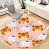 1pc Tiger Clouds Pattern Chair Carpet for Office  Machine Washable Rug for Office,  Good Gift for Family or Friends yy251225191