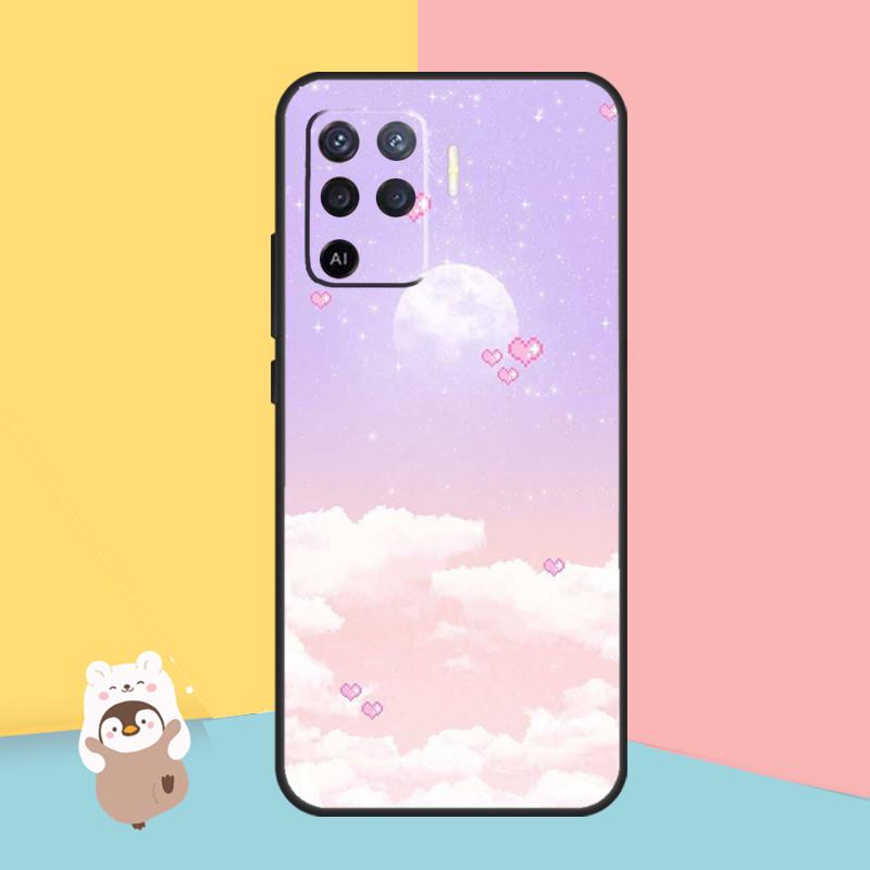 Пастельно-розовый чехол для OPPO Find X5 X3 Lite Pro A15 A16 A52 A72 A5 A9 A31 A53 A83 A93 A54 A74 A94.